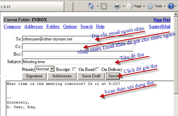 Huong dan su dung Webmail trong Cpanel