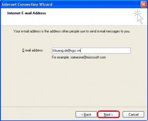 Cai dat Email trong outlook express
