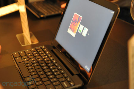 Cận cảnh laptop đầu tiên chạy hệ điều hành Google Chrome Can canh laptop dau tien chay he dieu hanh Google Chrome