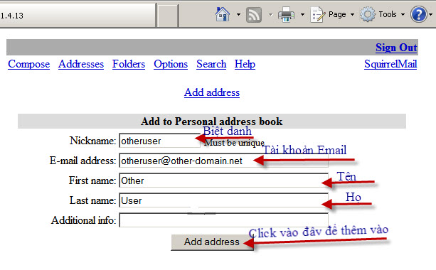 Hướng dẫn sử dụng Webmail trong Cpanel Huong dan su dung Webmail trong Cpanel