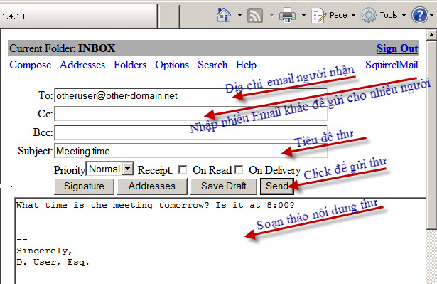 Hướng dẫn sử dụng Webmail trong Cpanel Huong dan su dung Webmail trong Cpanel