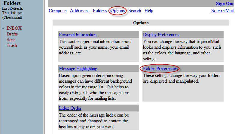 Hướng dẫn sử dụng email SquirrelMail Huong dan su dung email SquirrelMail