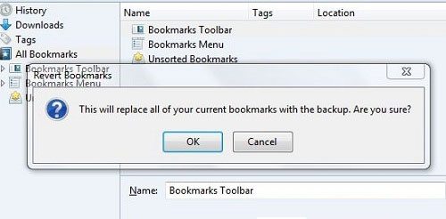 Khôi phục bookmarks khi vô tình xóa nhầm trong Google Chrome và Firefox Khoi phuc bookmarks khi vo tinh xoa nham trong Google Chrome va Firefox