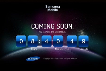 Samsung sẽ hé lộ bí mật về Galaxy S III ngay ngày mai? Dong ho dem nguoc cua Samsung