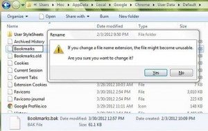 Khôi phục bookmarks khi vô tình xóa nhầm trong Google Chrome và Firefox Khoi phuc bookmarks khi vo tinh xoa nham trong Google Chrome va Firefox